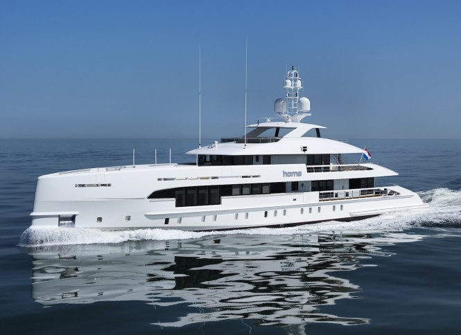 HEESEN announced delivery of HOME – First FDHF Yacht with Hybrid Propulsion