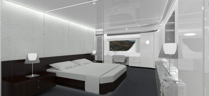Superyacht JURATA - Master suite