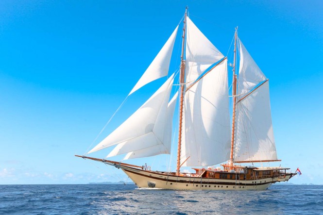 Charter superyacht Lamima in Raja Ampat, Indonesia