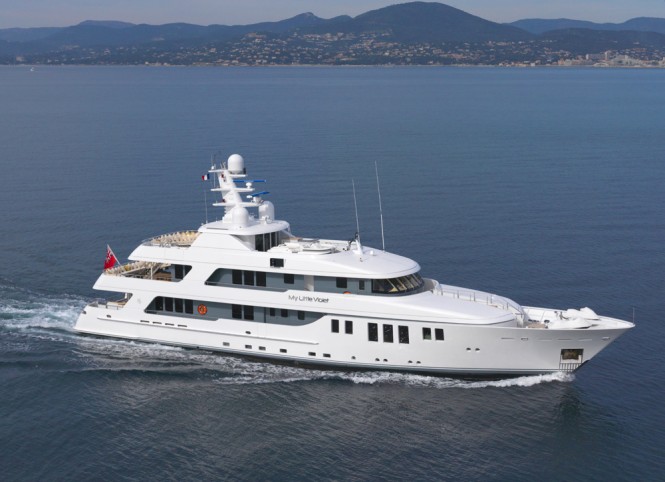 Charter superyacht My Little Violet throughout the Mediterranean