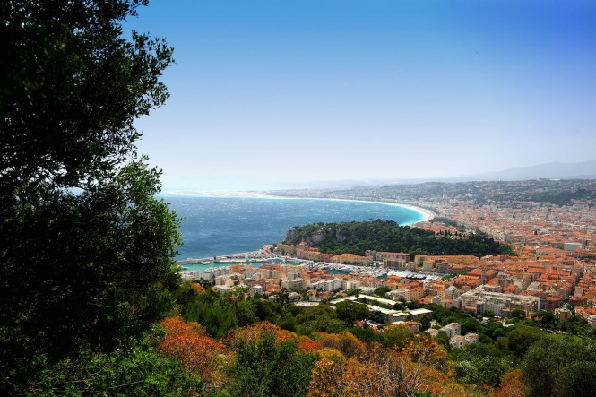 Vue Generale Aerienne. Photo credit A.Issock courtesy of The Convention and Visitors Bureau of Nice
