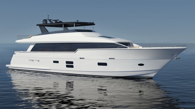 Hatteras launches its first Hatteras 90 motor yacht