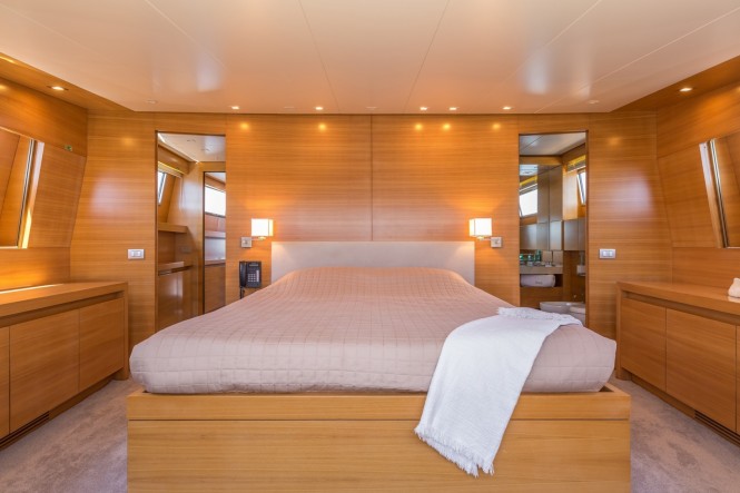 Luxury yacht SUD - Master stateroom