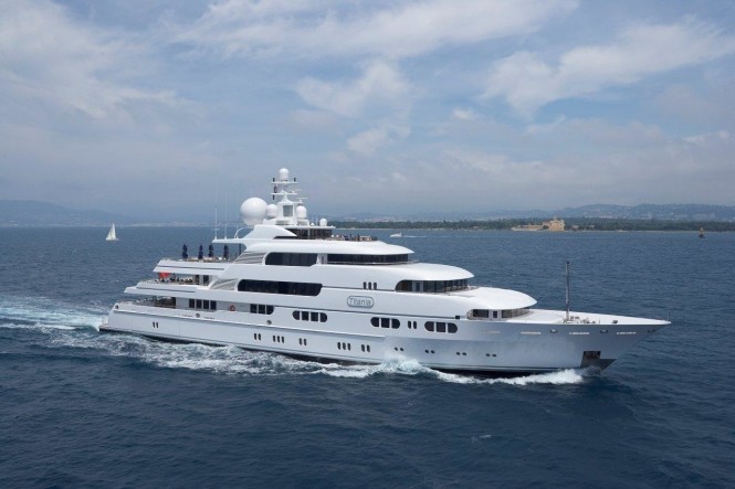 Superyacht Titania ready for charter in the Western Mediterranean