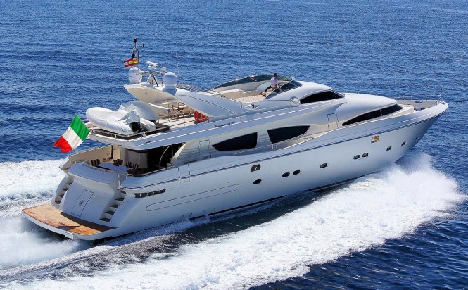 Charter motor yacht Zambezi in the Ionian Sea