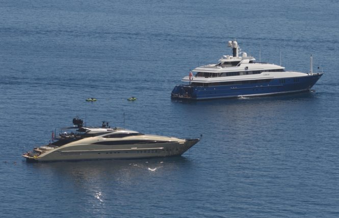 Luxury yachts HOKULANI and SARAH. Photo credit: Didier Didairbus