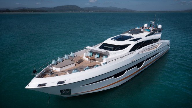 Elegant superyacht Dolce Vita available for charters in exotic Thailand