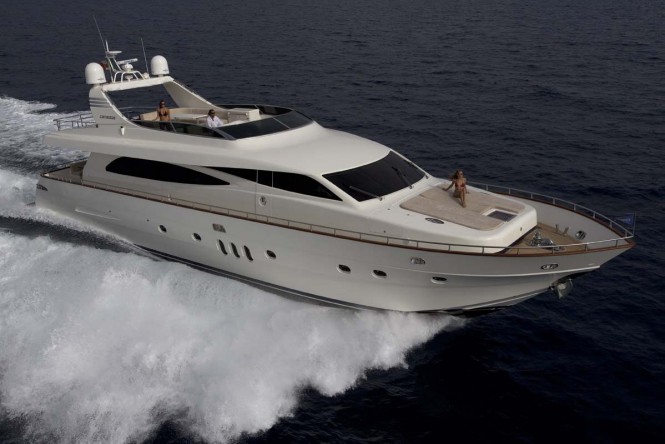 Charter luxury yacht Talyne in the Eastern Mediterranean