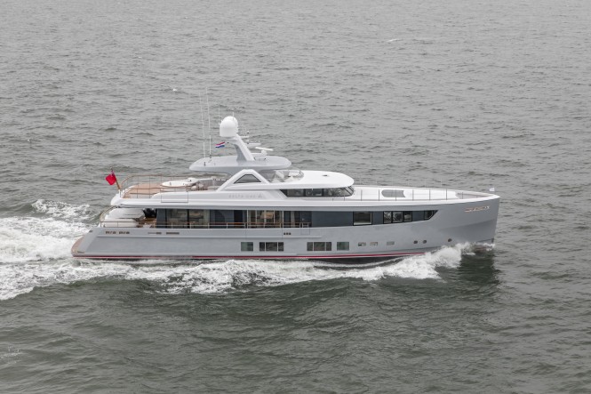 M/Y Delta One exceeding expectations at sea trials after recent launch