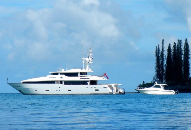Superyacht Masteka 2 ready for charter in breath-taking New Caledonia, the South Pacific