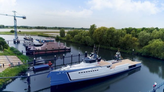 Damen Yachts will be exhibiting 2 suppert vessels at the Moaco Yacht Show - GAME CHANGER AND NEW FRONTIERS (pictured). Image credit Janet Gannon
