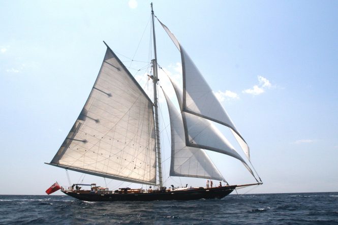 Sailing yacht Alexa available for charter in the Western Mediterranean