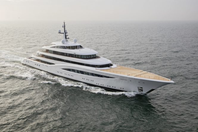 Feadship superyachts Faith and Air return to the Netherlands for refit