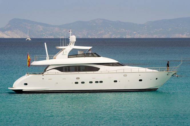 Special offer: Reduced charter rate with luxury yacht Lex in the Balearic Islands