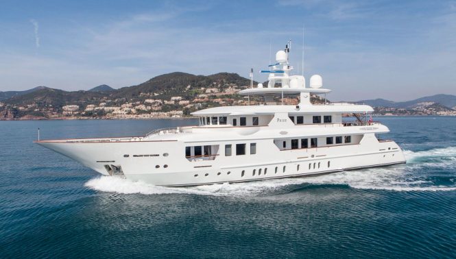 Modern performance, classic style: Charter luxury yacht Pride in Croatia