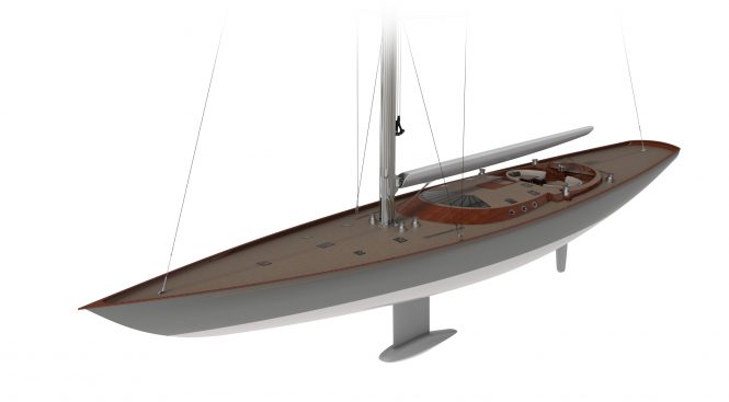 Spirit Yachts unveils largest wooden yacht concept since 1930s Shamrock V