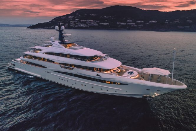 In pictures: The interiors of luxury charter yacht Cloud 9