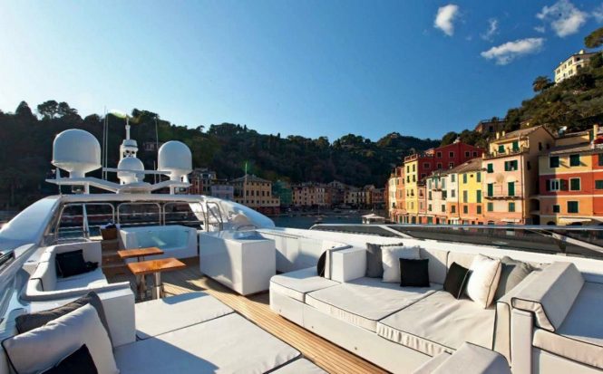 Superyacht LISA IV - Sundeck