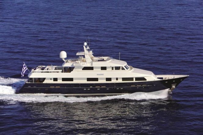 Charter superyacht Magix in the Eastern Mediterranean