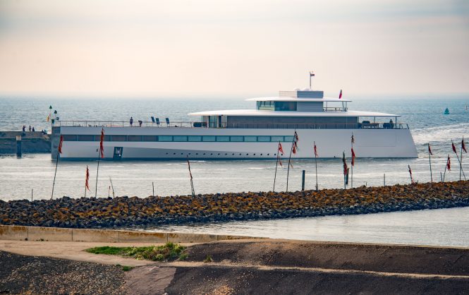 Video: Steve Jobs superyacht Venus heads to Feadship facilities for refit