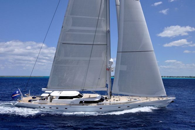Charter award-winning sailing yacht Hyperion in the Caribbean and Bahamas
