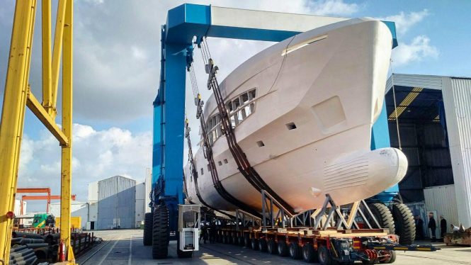 Construction update: Second Numarine 32XP spotted in transit 