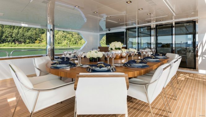 Escape with luxury yacht Chasseur on a Bahamas and Caribbean charter