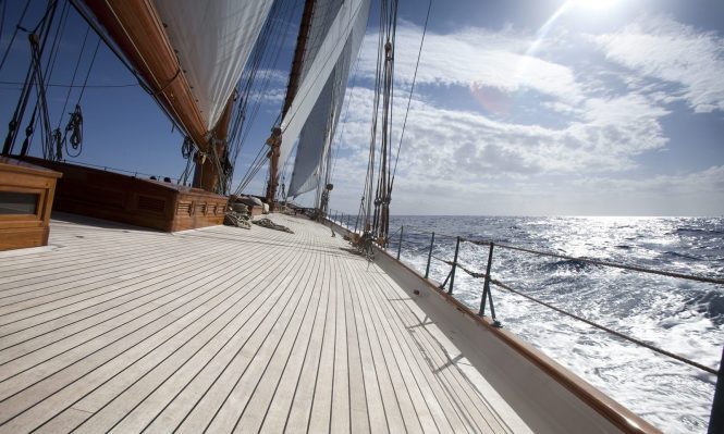 Charter sailing yacht Elena in the Caribbean at her new low season rate