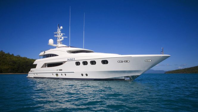 Charter motor yacht DeLisle III in the Solomon Islands 