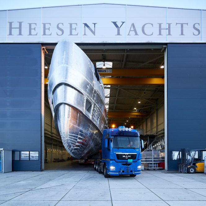 A commercial success – Heesen’s new, impressive 50m superyacht project BOREAS