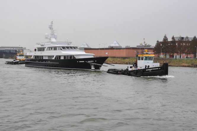 Recently launched Feadship Superyacht Femke (ex Project 697)
