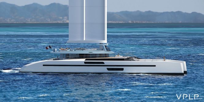VPLP designed Wing Yacht EVIDENCE superyacht 