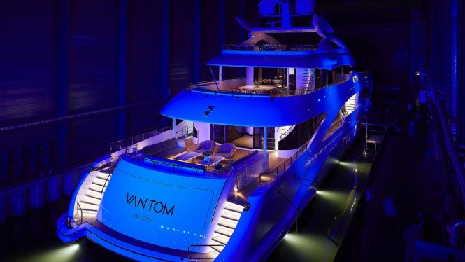 Hessen 50m/164ft superyacht Project Alba Christened VanTom