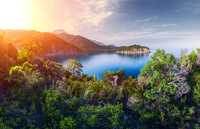 Amazing Mediterranean seascape in Turkey