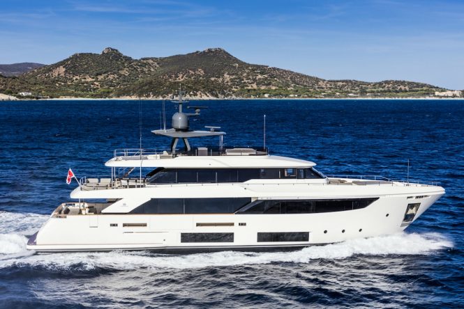 Inside the new Custom Line Navetta 33 Superyacht by Ferretti