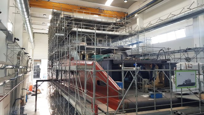 The latest news on the new K42 superyacht from Cantiere delle Marche