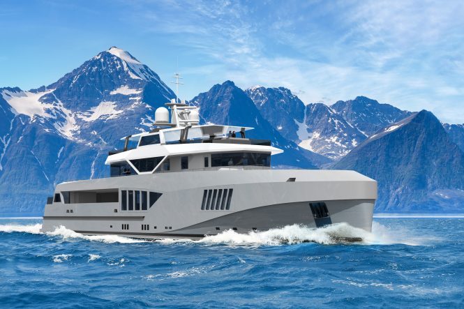 Hawk Yachts unveils Cape Hawk 690 superyacht concept 