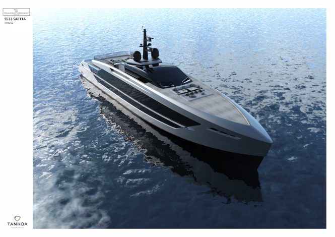 Tankoa announces 35m S533 Saetta motor yacht 