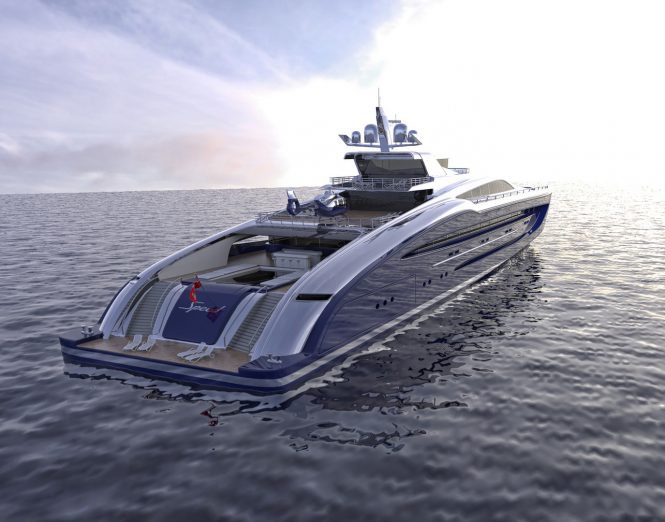 Project Speed – a 93m superyacht concept from Strand Craft Design 