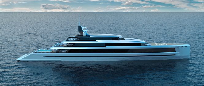 Sunset: The 80m superyacht concept from Alejandro Crespo
