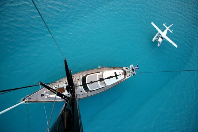 Tenacious view from the mast
