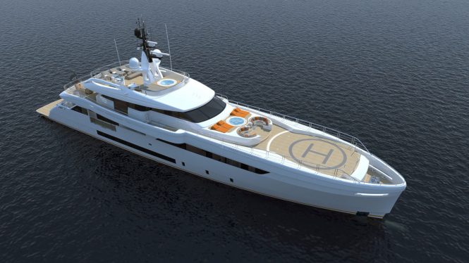 First WIDER 165 M/Y Cecilia nears completion