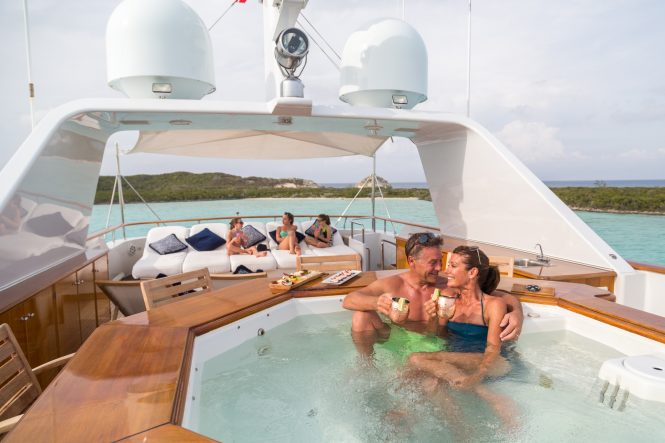 Jacuzzi on sundeck