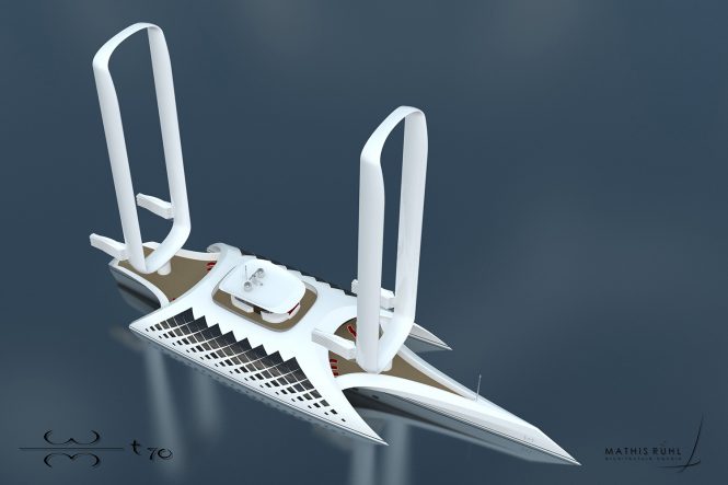 Innovative Yachts: 70m Trimaran Concept Wind Motion 70T
