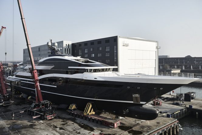 Oceanco launches Mega Yacht Y717 Project Shark