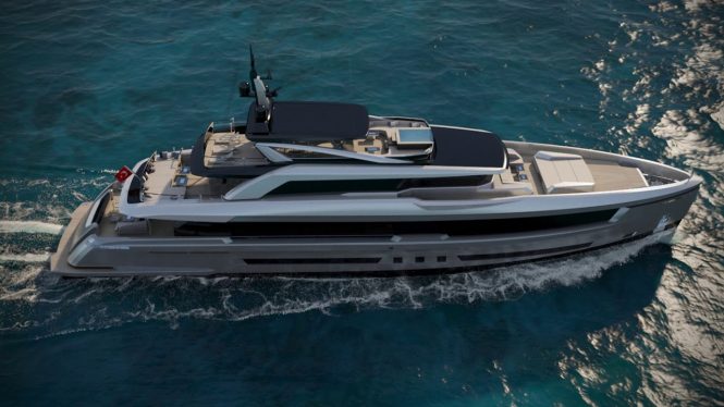 Latest renderings of 44m Mengi Yay superyacht Virtus