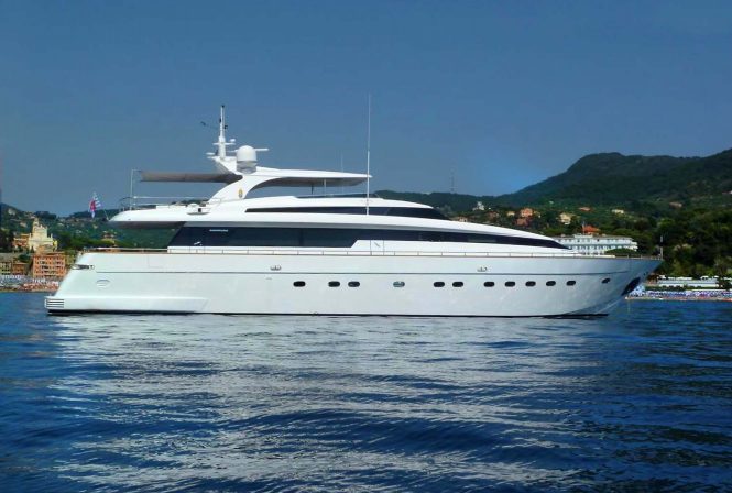 Charter family superyacht SUD in the Western Mediterranean 