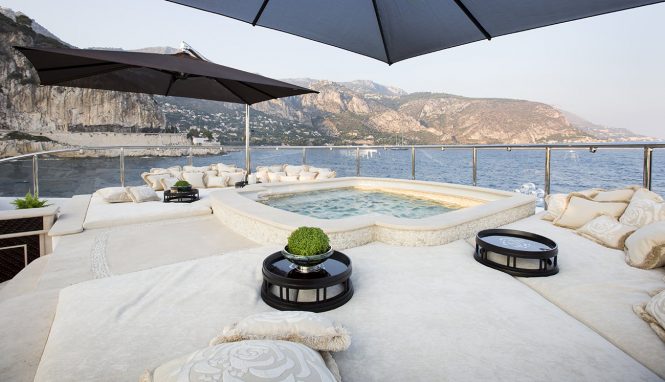 sun deck jacuzzi