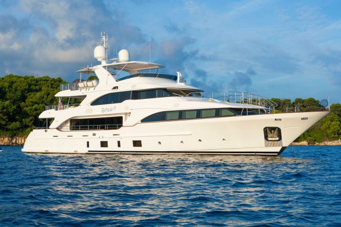 Special offer: 8 days for 7 aboard luxury charter yacht DYNAr in the Western Mediterranean