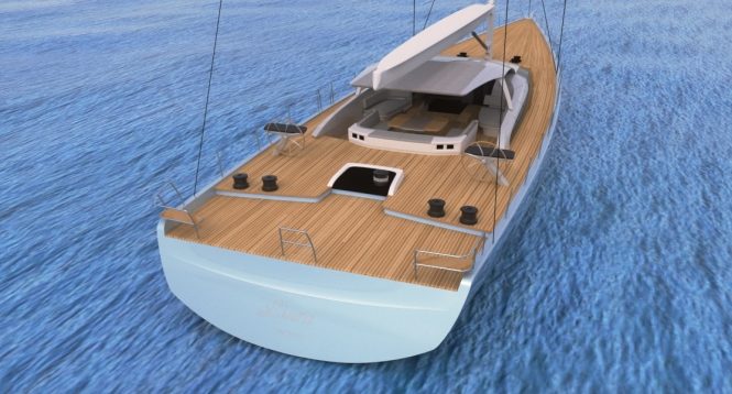 Malcolm McKeon sailing yacht MM341 released from mould at Baltic Yachts